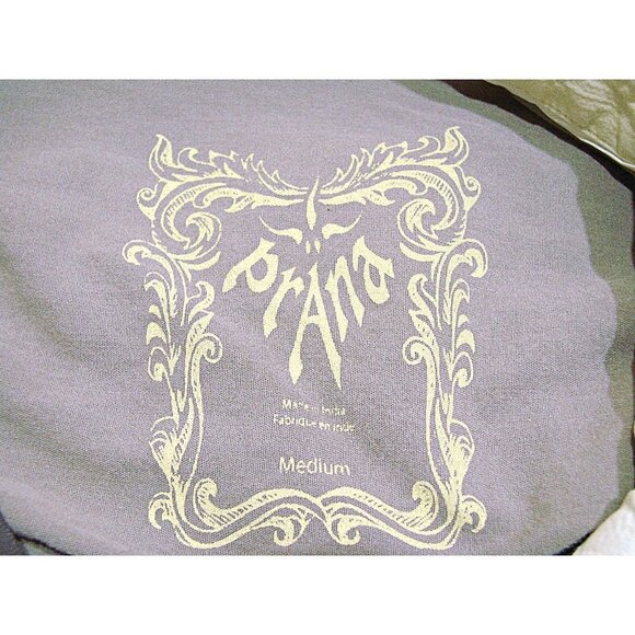 Mens Prana Plaid Embroidered Design Button Up Shirt Green Gray Light Yellow Sz M - Picture 4 of 9